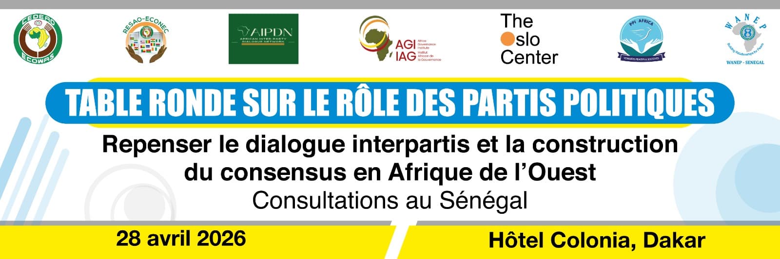 Inter-Party Dialogue Roundtable: Rethinking Inter-Party Dialogue and Consensus-Building in West Africa